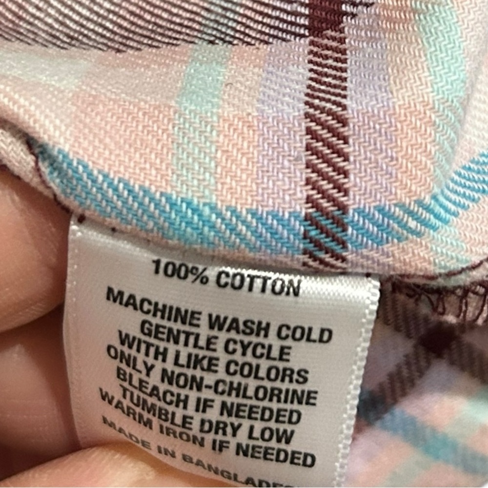NWT Ocean + Coast Plus Size Flannel Top 2X - Picture 8 of 8
